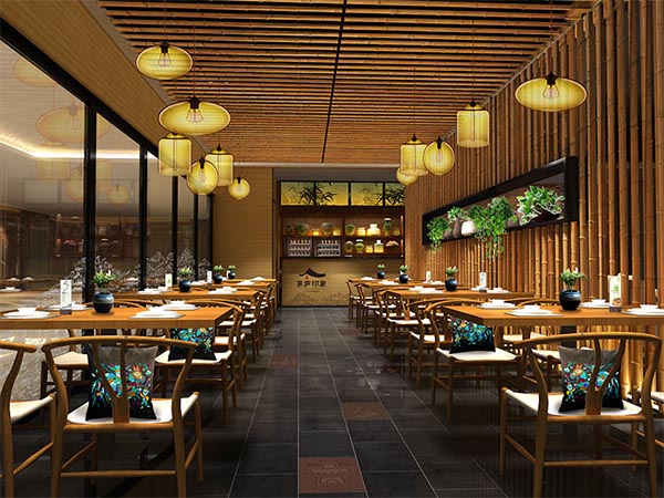 跟濟(jì)南公裝公司來(lái)做餐廳背景墻!